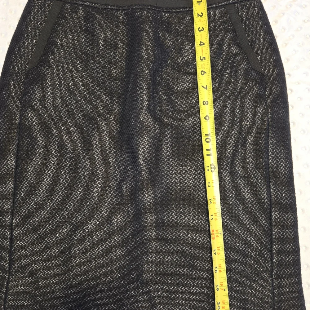 Womens Size 6‎ Ann Taylor Black Midi Pencil Skirt - Picture 5 of 6